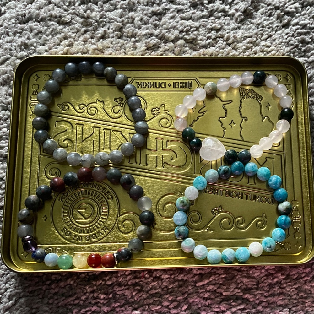 Elegant Multicolor Beaded Bracelet Set
